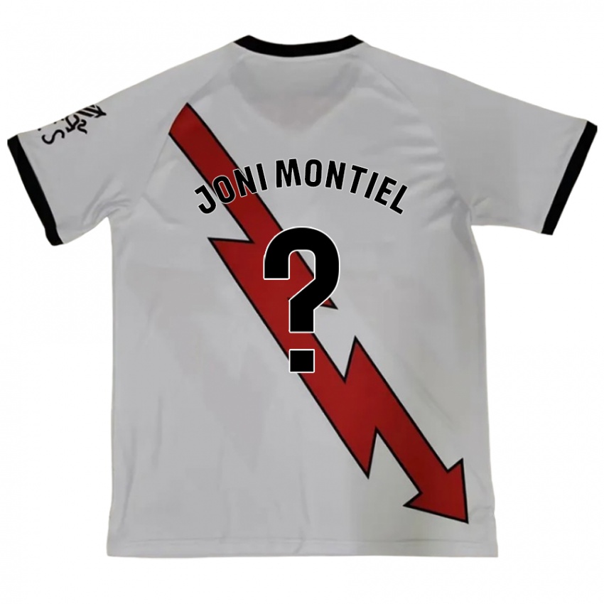 Niño Camiseta Joni Montiel #0 Rojo 2ª Equipación 2024/25 La Camisa Perú