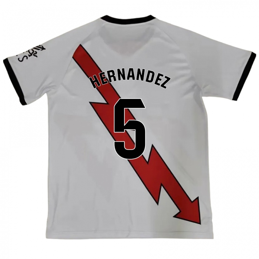 Niño Camiseta Aridane Hernández #5 Rojo 2ª Equipación 2024/25 La Camisa Perú