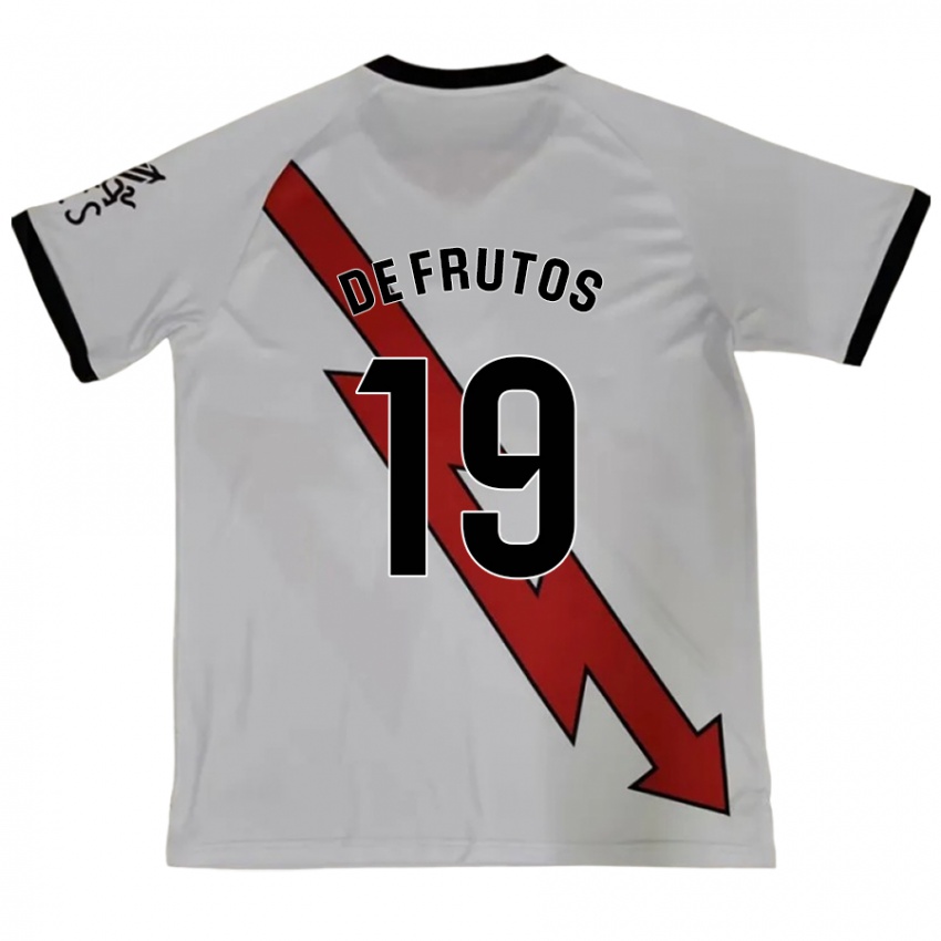 Niño Camiseta Jorge De Frutos #19 Rojo 2ª Equipación 2024/25 La Camisa Perú