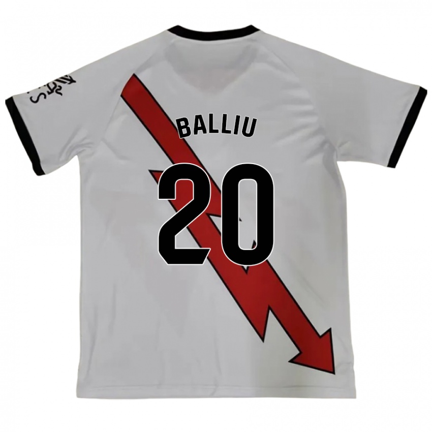 Niño Camiseta Iván Balliu #20 Rojo 2ª Equipación 2024/25 La Camisa Perú