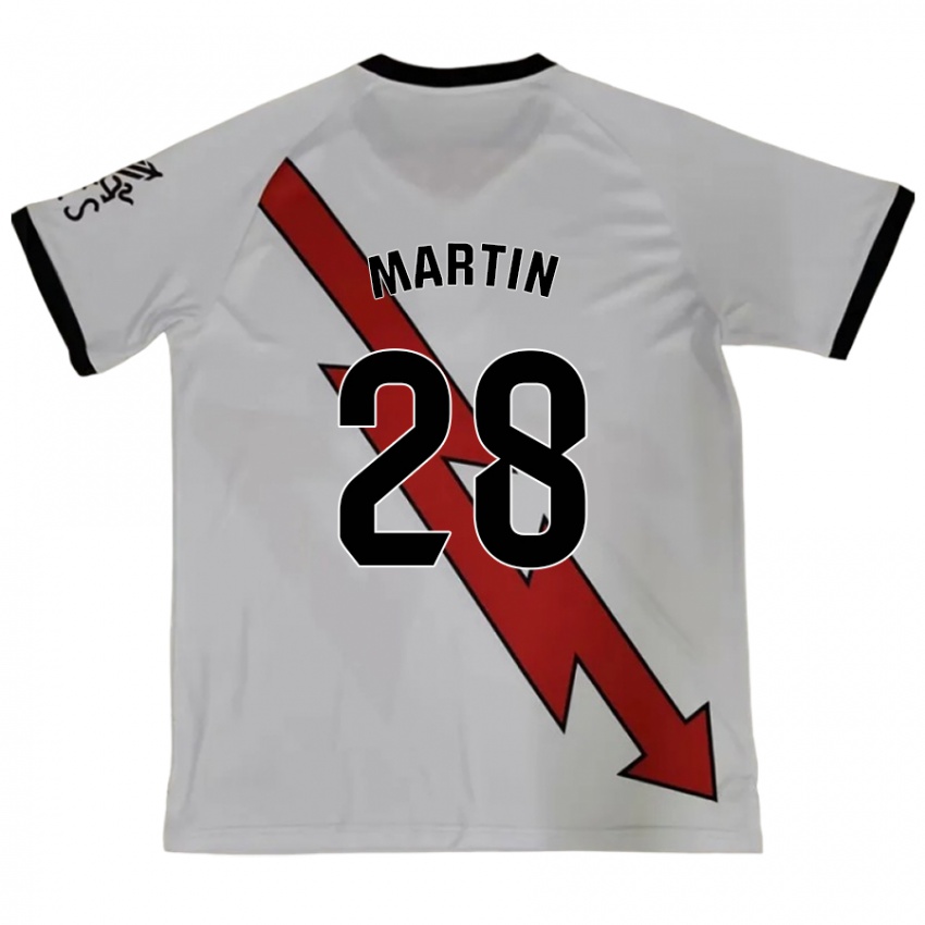 Niño Camiseta Pablo Martín #28 Rojo 2ª Equipación 2024/25 La Camisa Perú