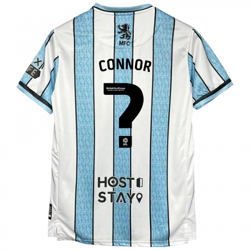 Niño Camiseta Shea Connor #0 Blanco Azul 2ª Equipación 2024/25 La Camisa Perú