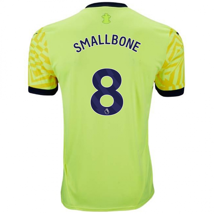 Niño Camiseta Will Smallbone #8 Amarillo 2ª Equipación 2024/25 La Camisa Perú