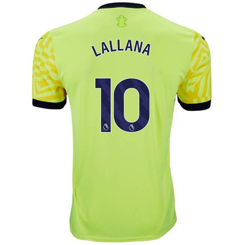 Niño Camiseta Adam Lallana #10 Amarillo 2ª Equipación 2024/25 La Camisa Perú