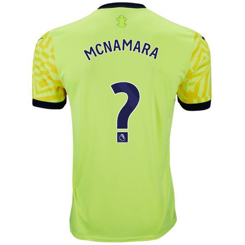 Niño Camiseta Josh Mcnamara #0 Amarillo 2ª Equipación 2024/25 La Camisa Perú