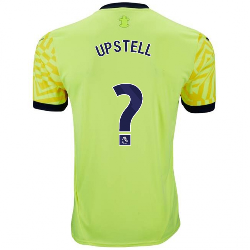 Niño Camiseta Henry Upstell #0 Amarillo 2ª Equipación 2024/25 La Camisa Perú