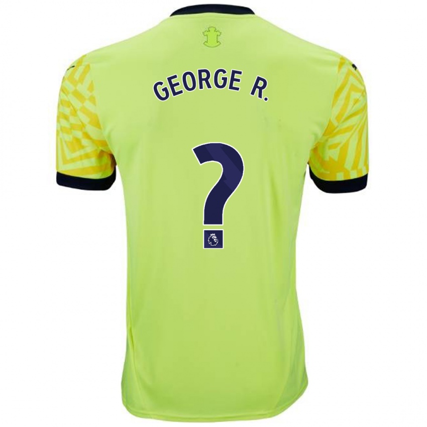 Niño Camiseta George Robinson #0 Amarillo 2ª Equipación 2024/25 La Camisa Perú