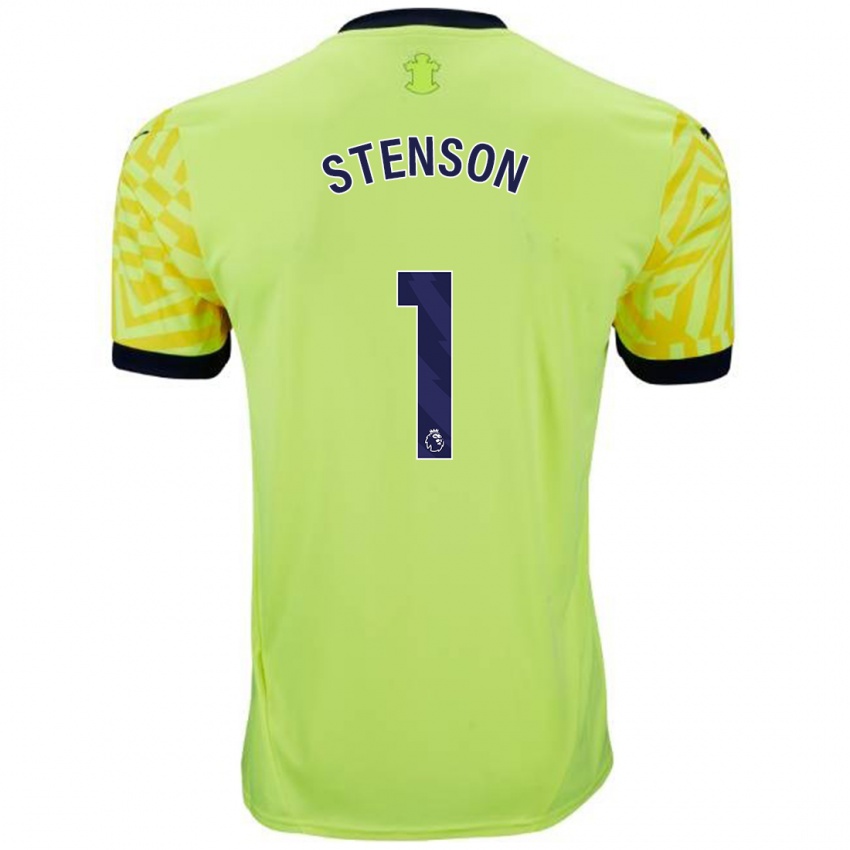 Niño Camiseta Fran Stenson #1 Amarillo 2ª Equipación 2024/25 La Camisa Perú