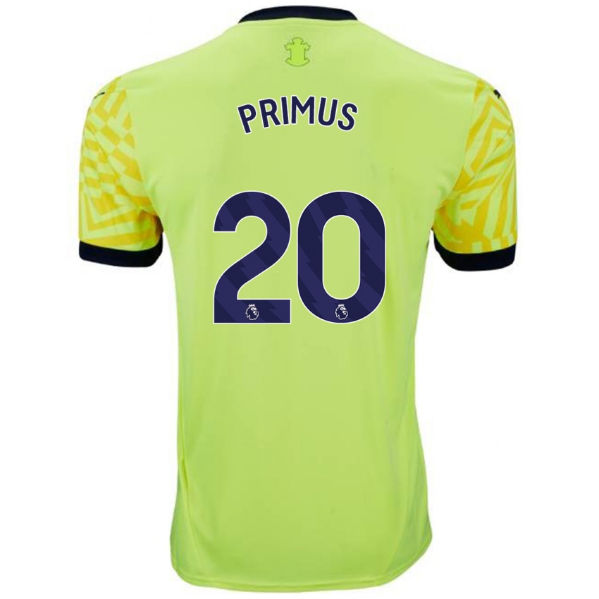 Niño Camiseta Atlanta Primus #20 Amarillo 2ª Equipación 2024/25 La Camisa Perú