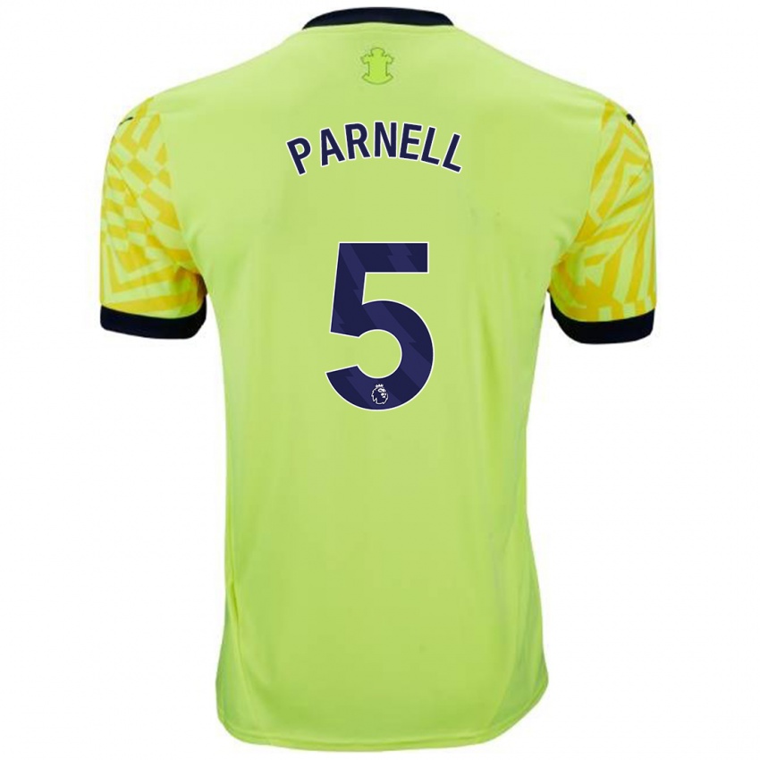 Niño Camiseta Rosanna Parnell #5 Amarillo 2ª Equipación 2024/25 La Camisa Perú