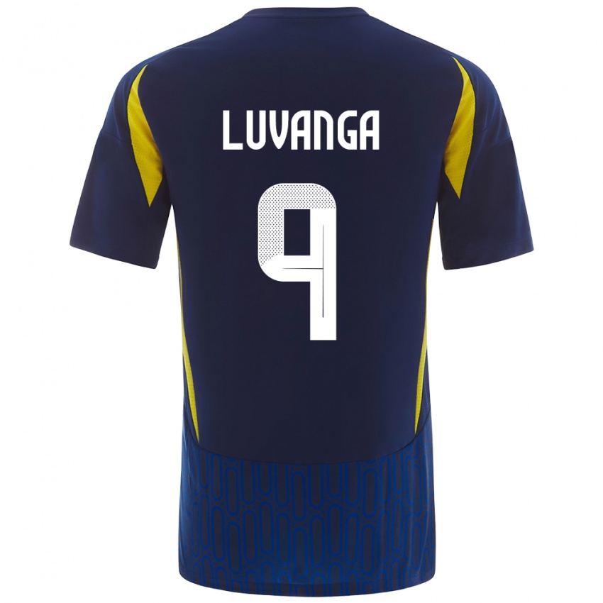 Niño Camiseta Clara Luvanga #9 Azul Amarillo 2ª Equipación 2024/25 La Camisa Perú