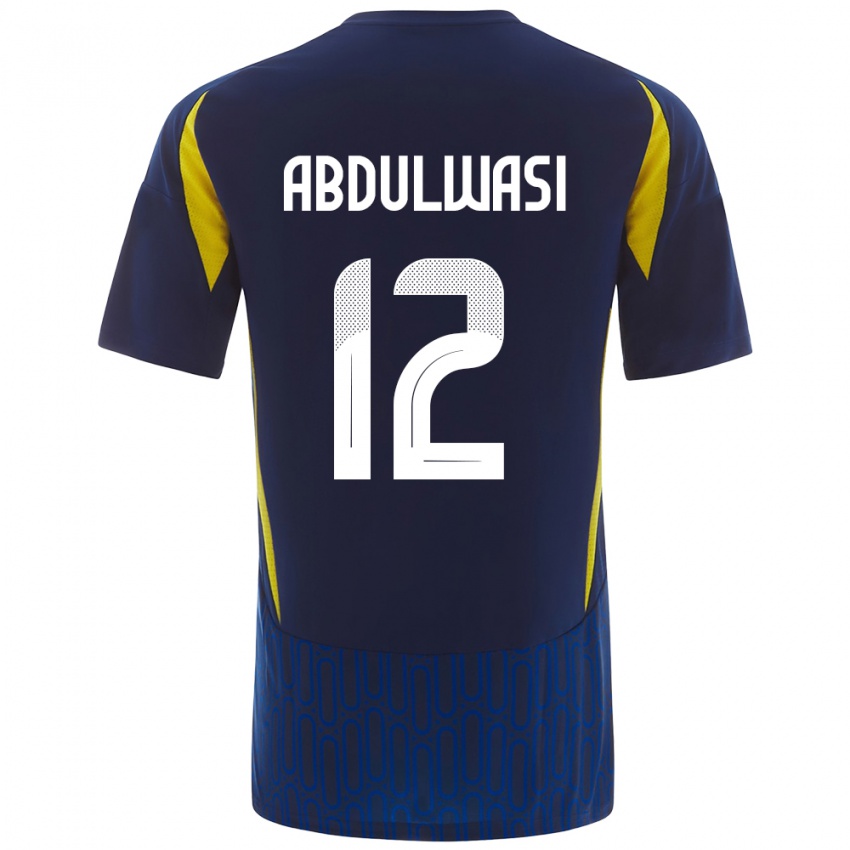 Niño Camiseta Dalal Abdulwasi #12 Azul Amarillo 2ª Equipación 2024/25 La Camisa Perú