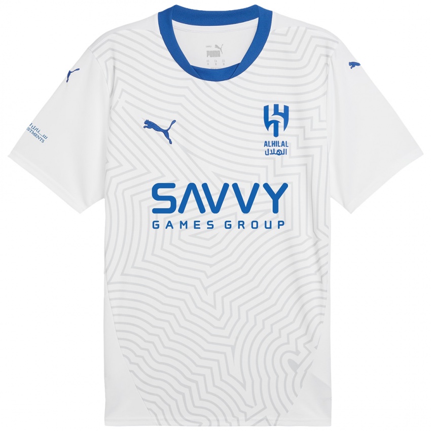 Niño Camiseta Neymar #10 Blanco Azul 2ª Equipación 2024/25 La Camisa Perú