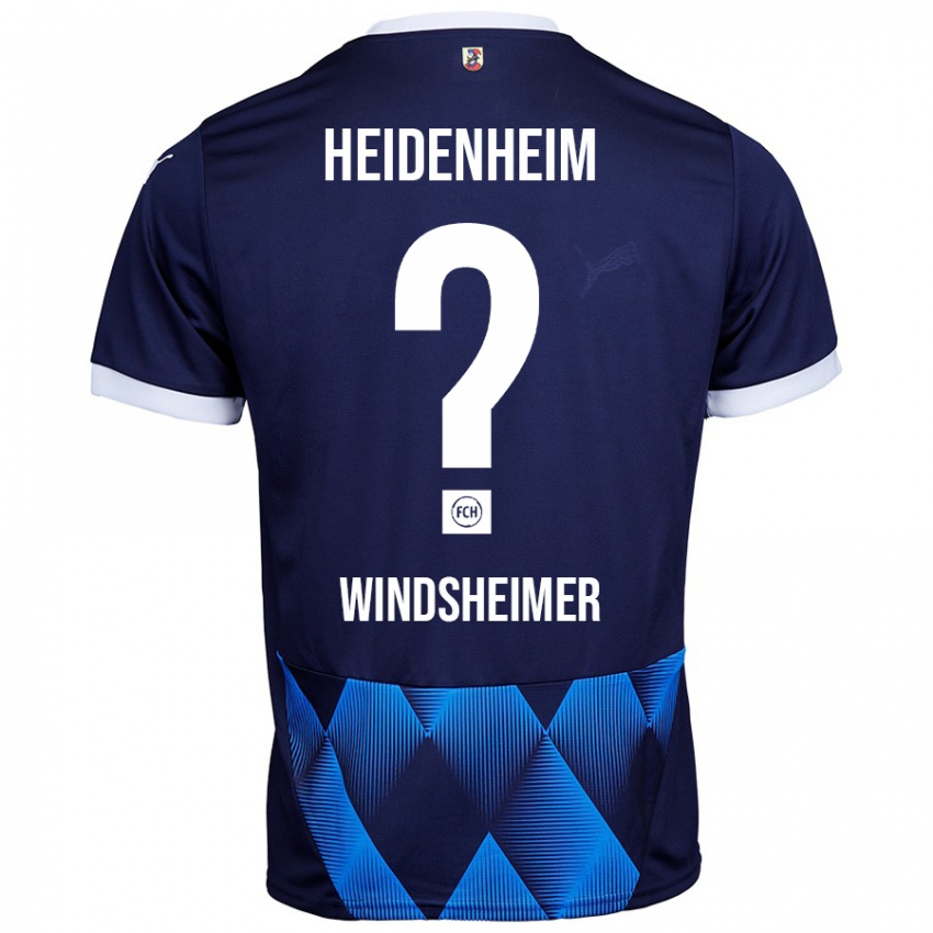 Niño Camiseta Tim Windsheimer #0 Azul Marino Oscuro 2ª Equipación 2024/25 La Camisa Perú