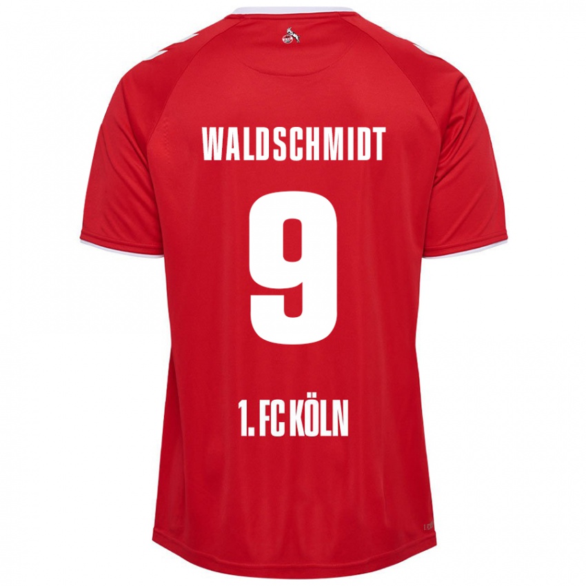 Niño Camiseta Luca Waldschmidt #9 Rojo Blanco 2ª Equipación 2024/25 La Camisa Perú