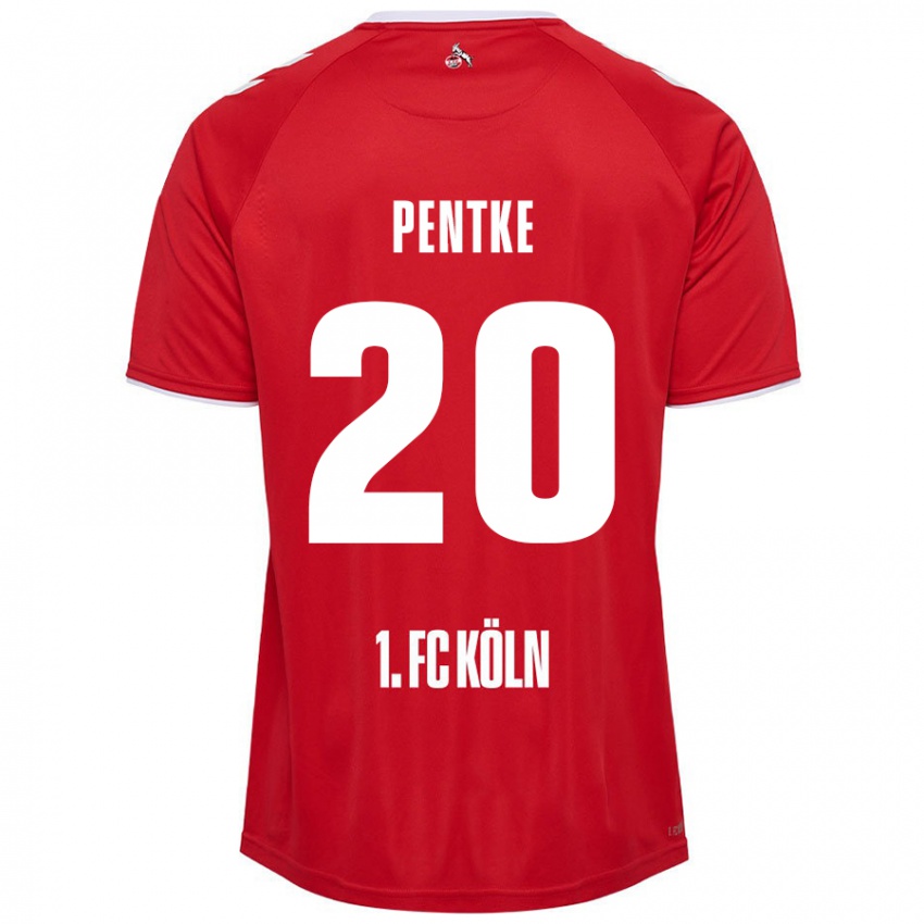 Niño Camiseta Philipp Pentke #20 Rojo Blanco 2ª Equipación 2024/25 La Camisa Perú