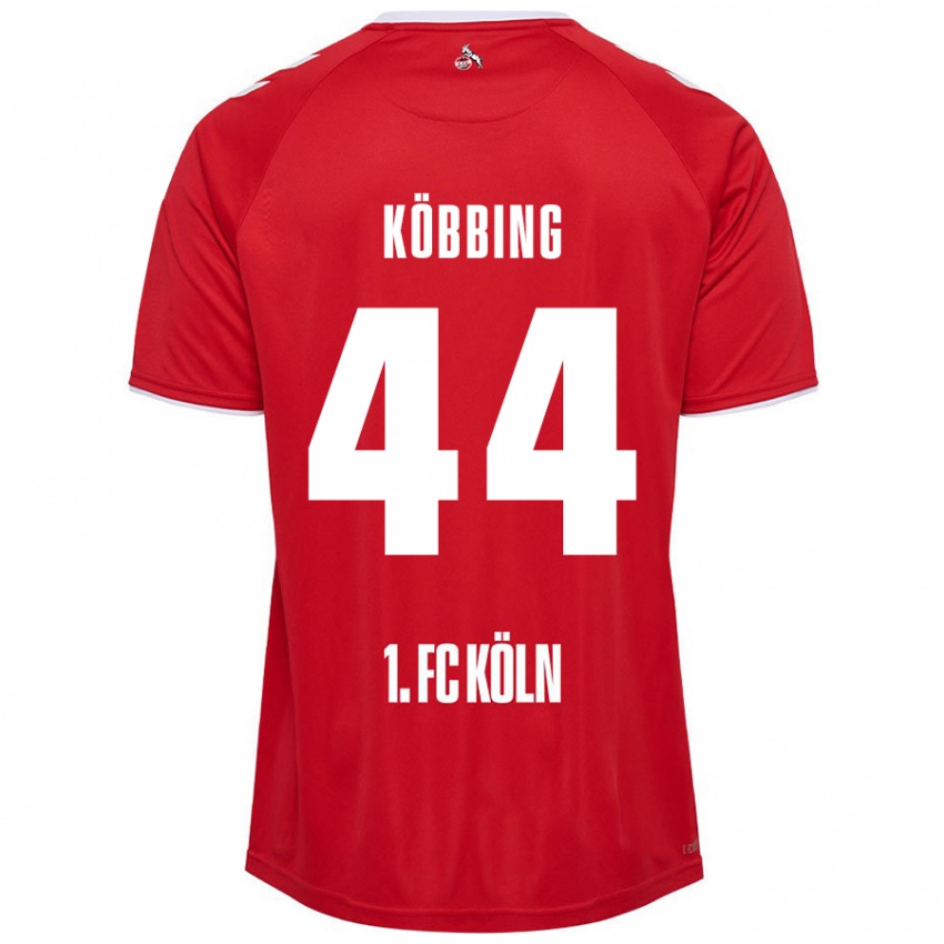 Niño Camiseta Matthias Köbbing #44 Rojo Blanco 2ª Equipación 2024/25 La Camisa Perú