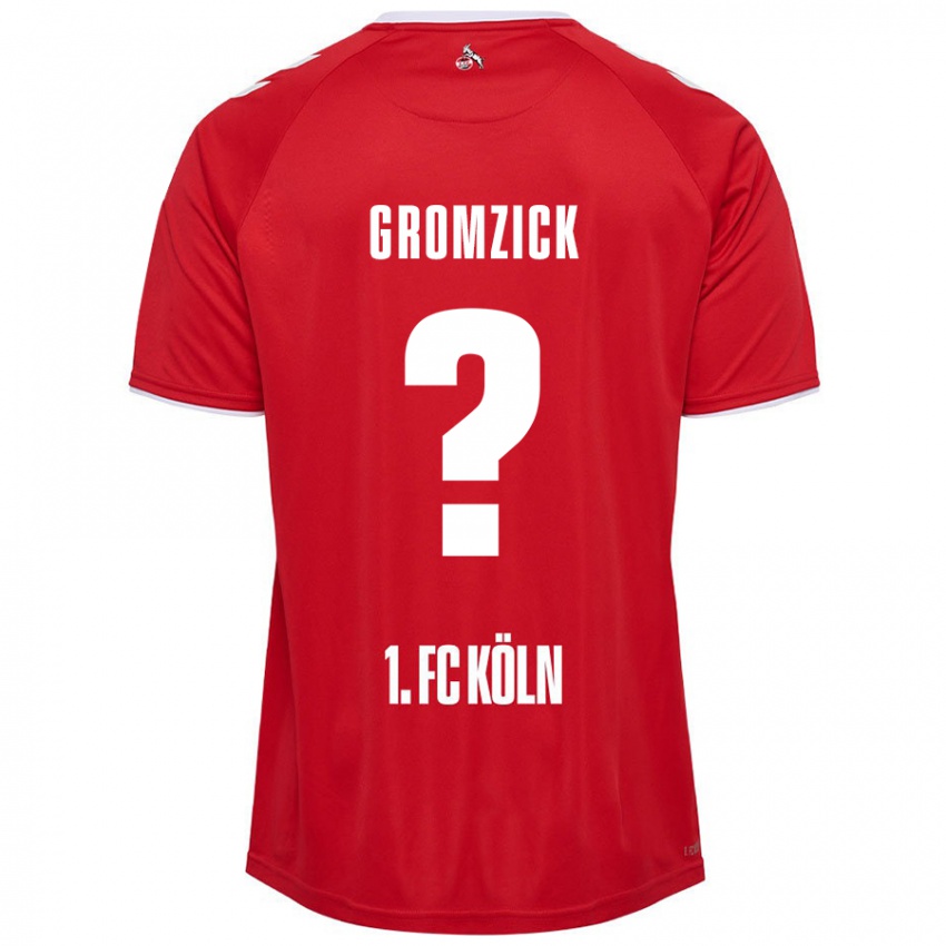 Niño Camiseta Finn Gromzick #0 Rojo Blanco 2ª Equipación 2024/25 La Camisa Perú