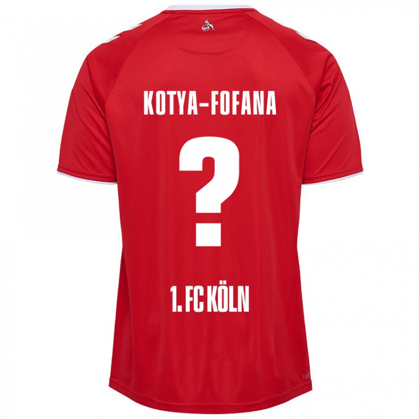 Niño Camiseta Assad Kotya-Fofana #0 Rojo Blanco 2ª Equipación 2024/25 La Camisa Perú