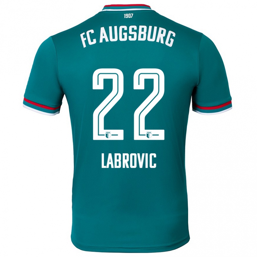 Niño Camiseta Nediljko Labrovic #22 Verde Oscuro 2ª Equipación 2024/25 La Camisa Perú