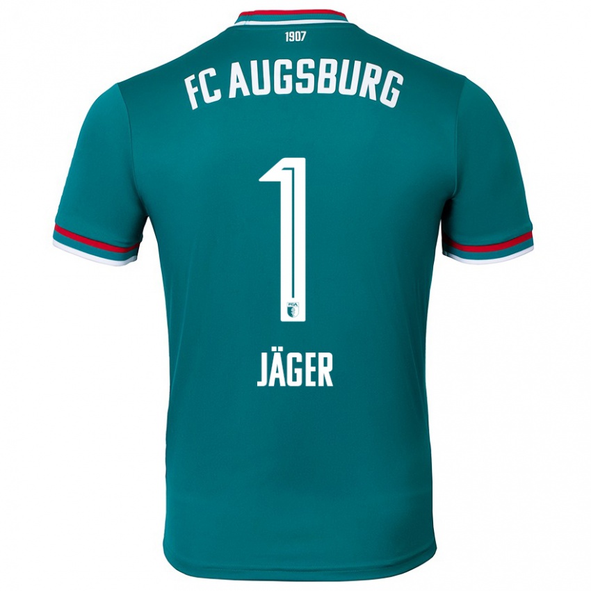 Niño Camiseta Tobias Jäger #1 Verde Oscuro 2ª Equipación 2024/25 La Camisa Perú