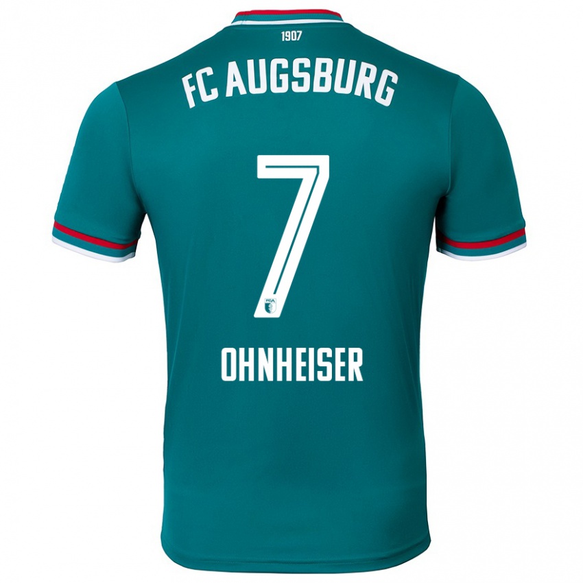 Niño Camiseta Nico Ohnheiser #7 Verde Oscuro 2ª Equipación 2024/25 La Camisa Perú