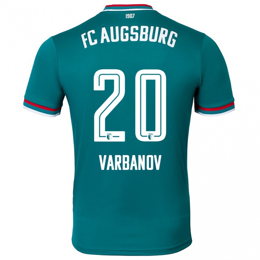 Niño Camiseta Svetoslav Varbanov #20 Verde Oscuro 2ª Equipación 2024/25 La Camisa Perú