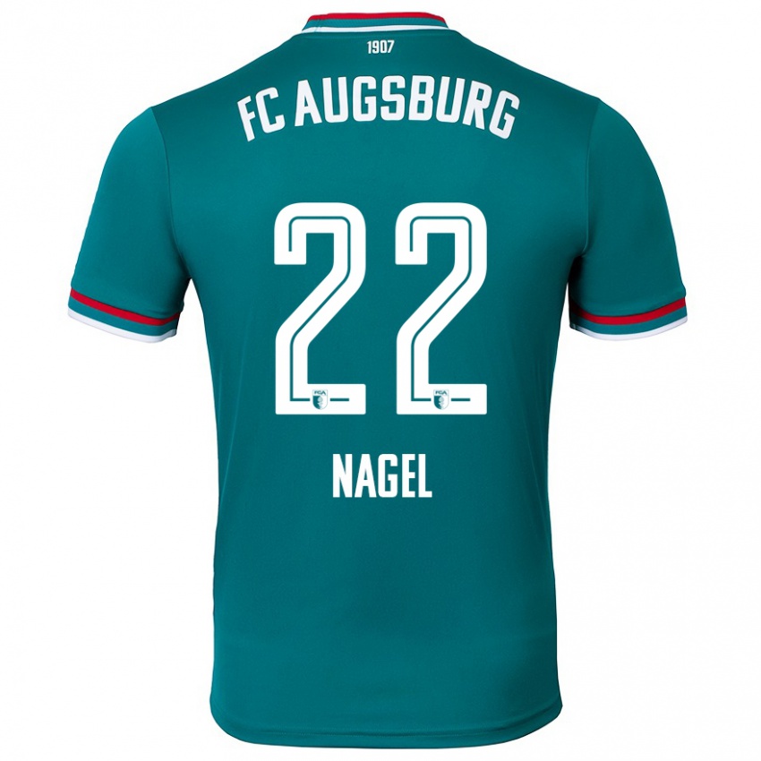 Niño Camiseta Timo Nagel #22 Verde Oscuro 2ª Equipación 2024/25 La Camisa Perú