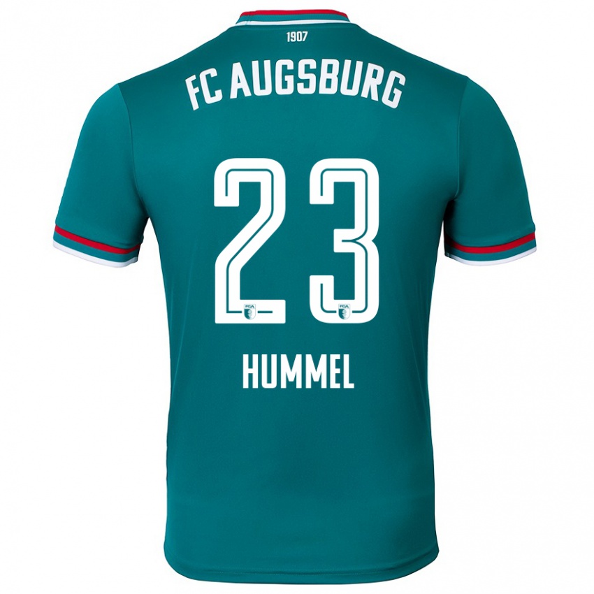 Niño Camiseta Niklas Hummel #23 Verde Oscuro 2ª Equipación 2024/25 La Camisa Perú