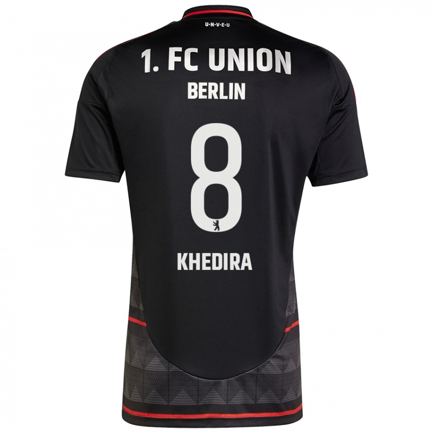 Niño Camiseta Rani Khedira #8 Negro 2ª Equipación 2024/25 La Camisa Perú