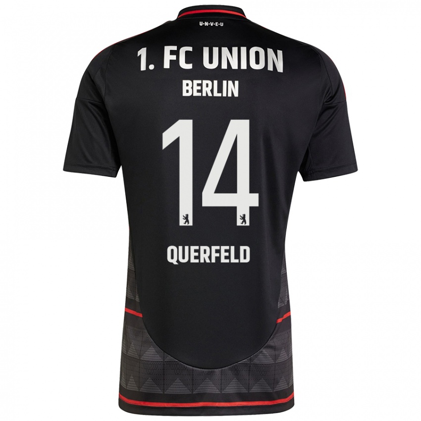 Niño Camiseta Leopold Querfeld #14 Negro 2ª Equipación 2024/25 La Camisa Perú