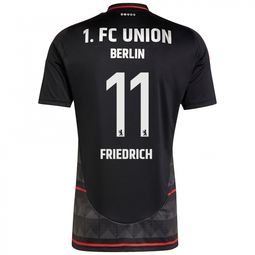 Niño Camiseta Julien Friedrich #11 Negro 2ª Equipación 2024/25 La Camisa Perú