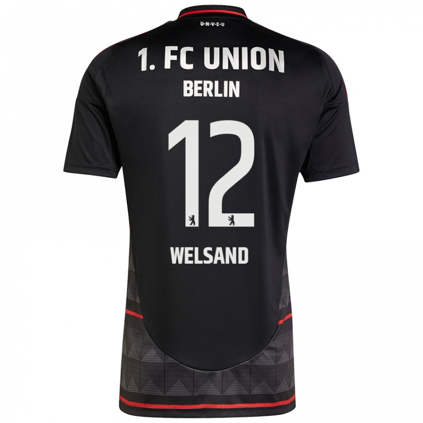 Niño Camiseta Oskar Welsand #12 Negro 2ª Equipación 2024/25 La Camisa Perú