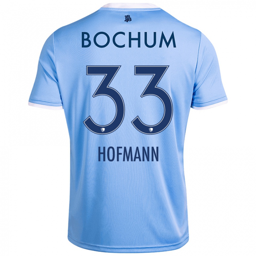 Niño Camiseta Philipp Hofmann #33 Azul Cielo 2ª Equipación 2024/25 La Camisa Perú