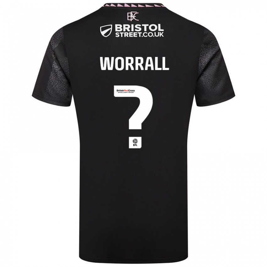 Niño Camiseta Joe Worrall #0 Negro 2ª Equipación 2024/25 La Camisa Perú