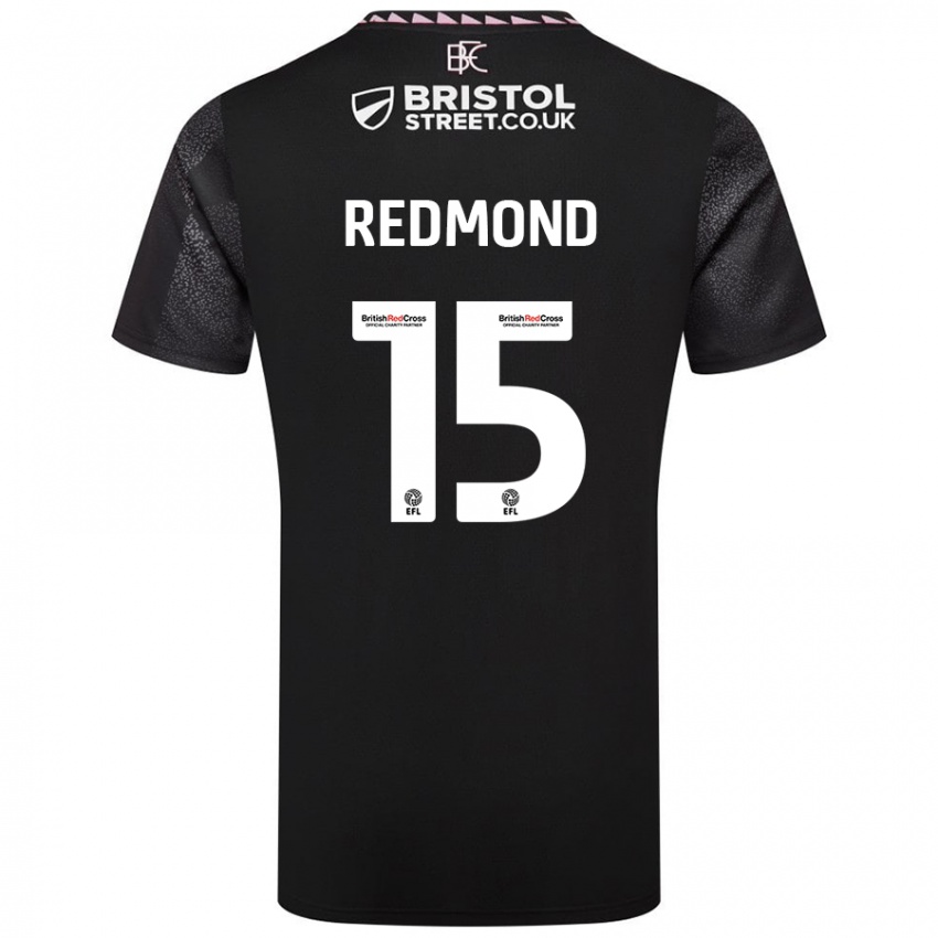 Niño Camiseta Nathan Redmond #15 Negro 2ª Equipación 2024/25 La Camisa Perú