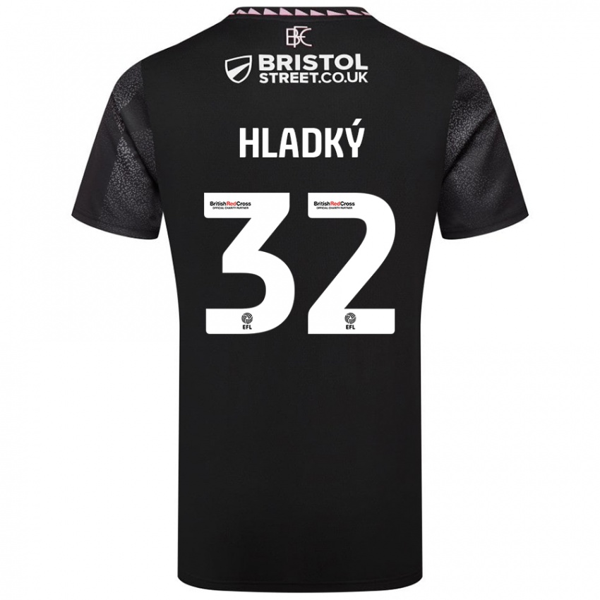 Niño Camiseta Vaclav Hladky #32 Negro 2ª Equipación 2024/25 La Camisa Perú