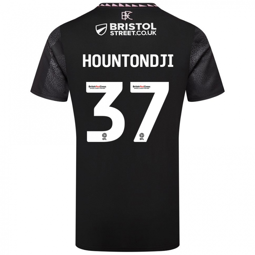 Niño Camiseta Andreas Hountondji #37 Negro 2ª Equipación 2024/25 La Camisa Perú