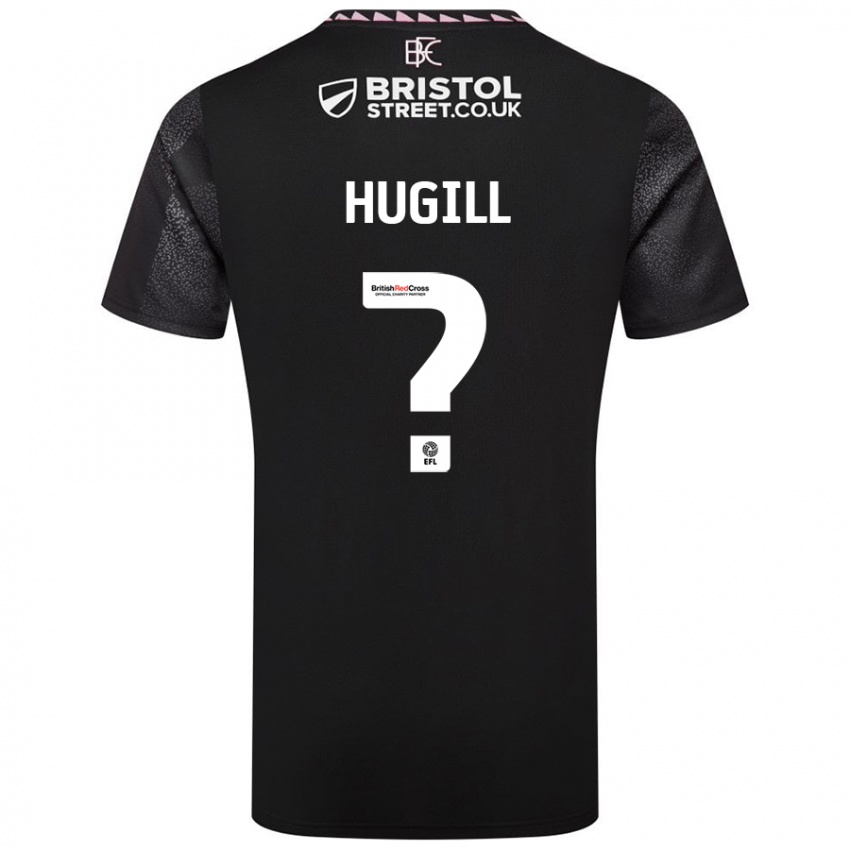 Niño Camiseta Will Hugill #0 Negro 2ª Equipación 2024/25 La Camisa Perú