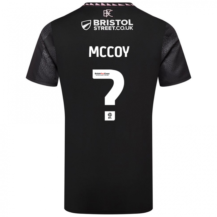 Niño Camiseta Adam Mccoy #0 Negro 2ª Equipación 2024/25 La Camisa Perú