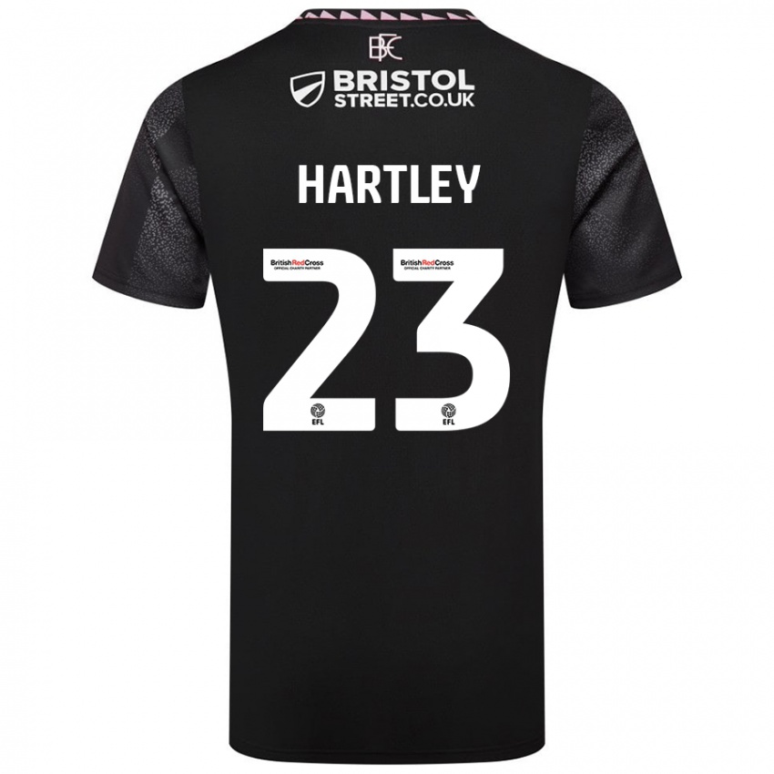 Niño Camiseta Naomi Hartley #23 Negro 2ª Equipación 2024/25 La Camisa Perú