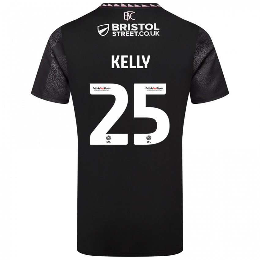 Niño Camiseta Aimee Kelly #25 Negro 2ª Equipación 2024/25 La Camisa Perú