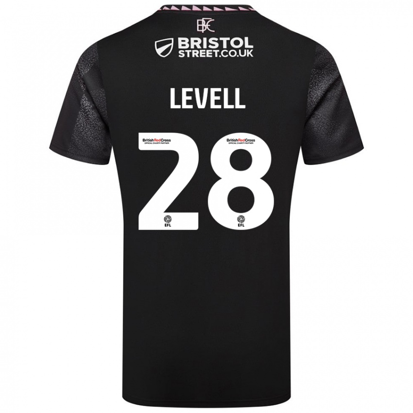 Niño Camiseta Kirstie Levell #28 Negro 2ª Equipación 2024/25 La Camisa Perú