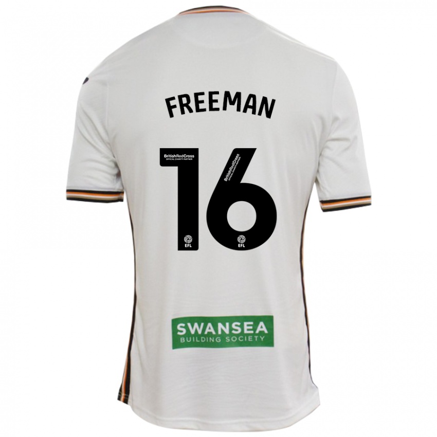 Hombre Camiseta Emily Freeman #16 Blanco 1ª Equipación 2024/25 La Camisa Perú