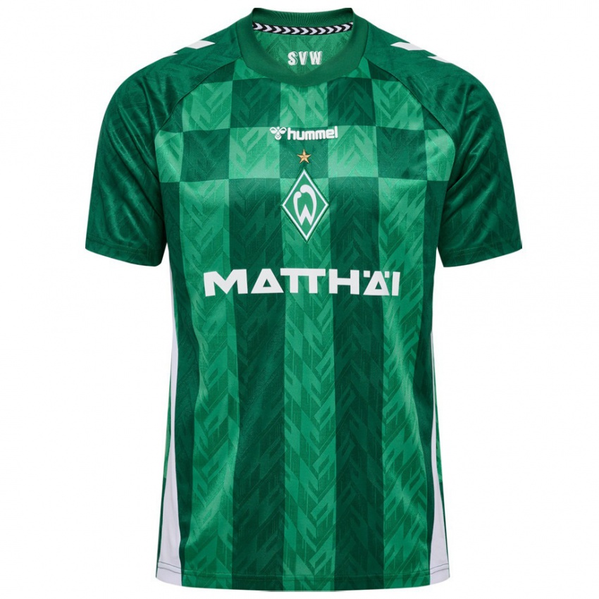 Hombre Camiseta Saskia Matheis #19 Verde 1ª Equipación 2024/25 La Camisa Perú