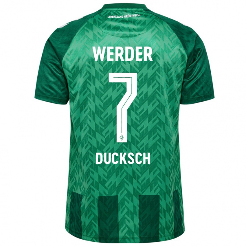 Hombre Camiseta Marvin Ducksch #7 Verde 1ª Equipación 2024/25 La Camisa Perú