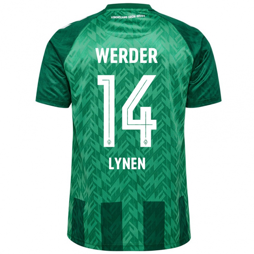 Hombre Camiseta Senne Lynen #14 Verde 1ª Equipación 2024/25 La Camisa Perú