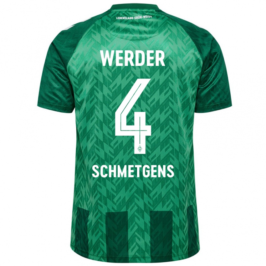 Hombre Camiseta Mick Schmetgens #4 Verde 1ª Equipación 2024/25 La Camisa Perú