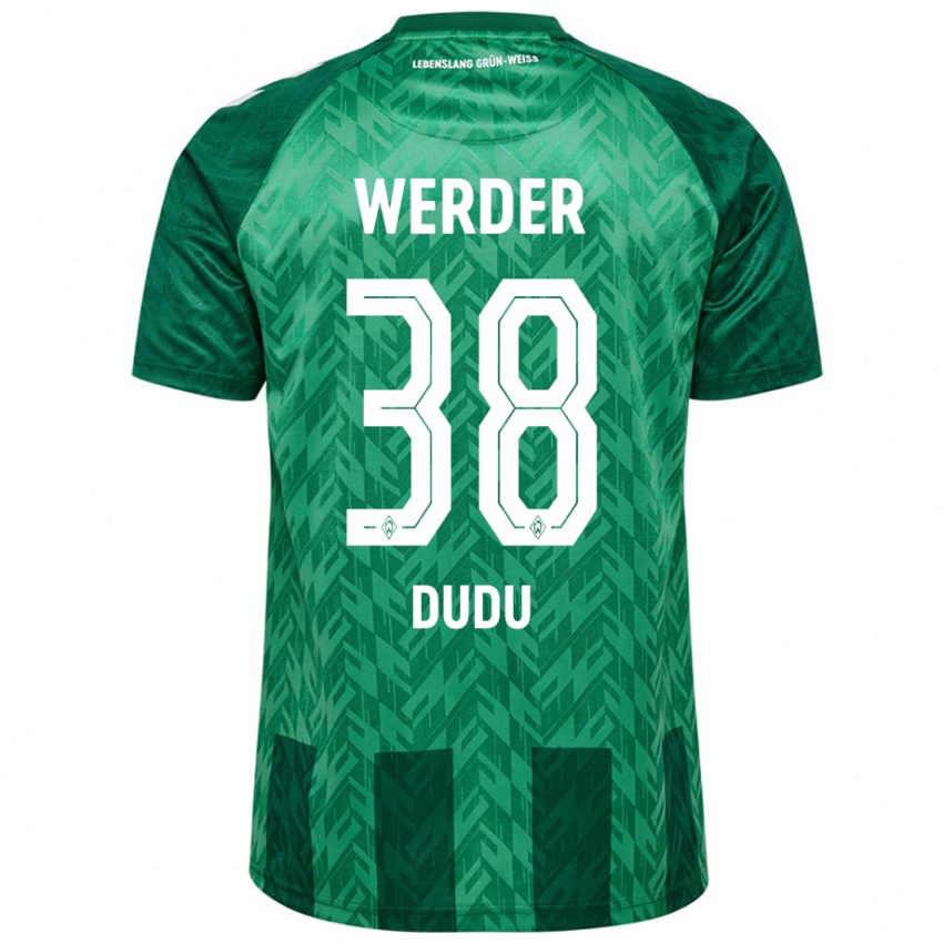 Hombre Camiseta Dudu #38 Verde 1ª Equipación 2024/25 La Camisa Perú