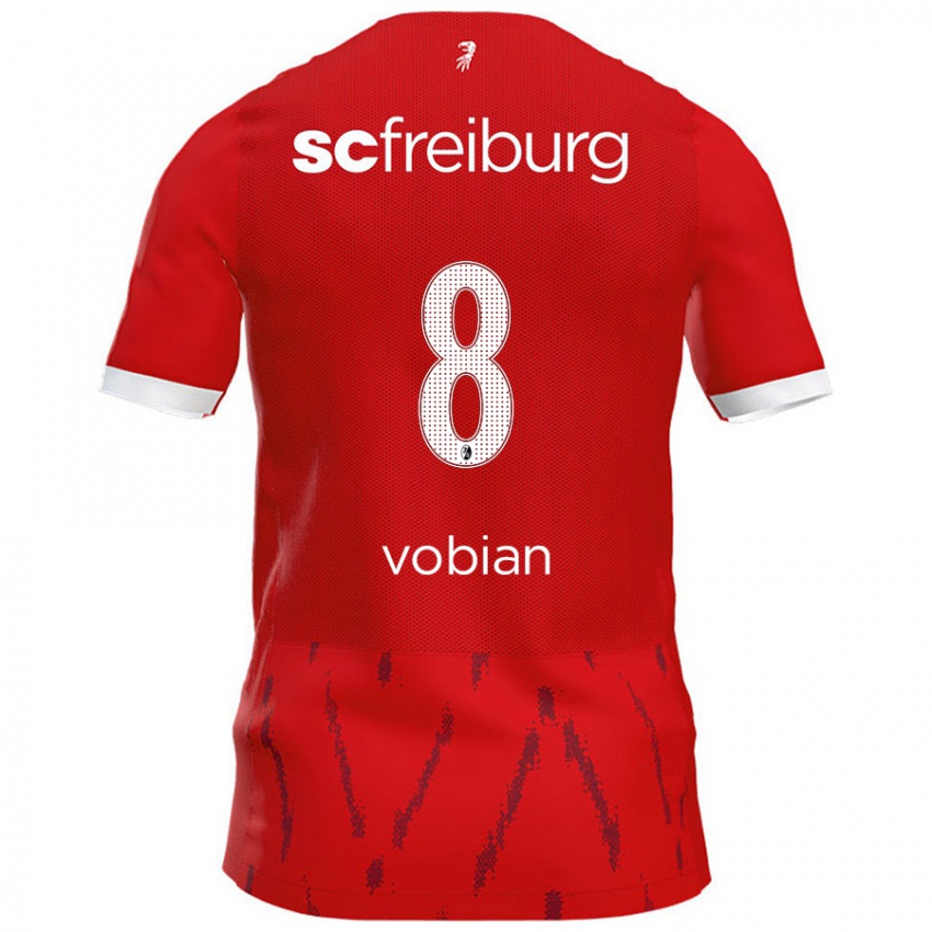 Hombre Camiseta Selina Vobian #8 Rojo 1ª Equipación 2024/25 La Camisa Perú